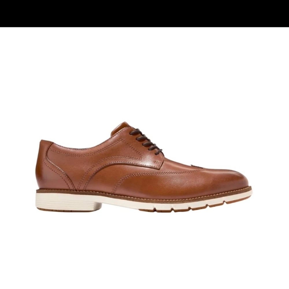 Cole Haan Men's Grand FlexGrand 360 Oxford - British Tan/Ivory, Medium - Picture 4 of 8